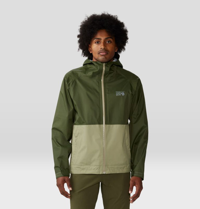 Mountain Hardwear Men's Threshold Jacket - Mantis Green/Surplus Green Mantis Green/Surplus Green