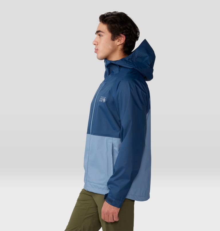 Mountain Hardwear Men's Threshold Jacket - Light Zinc/Hardwear Navy Light Zinc/Hardwear Navy