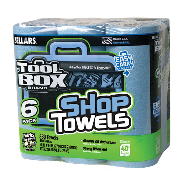 Toolbox Shop Towel Blue