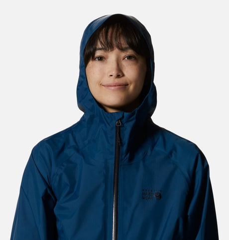 Mountain Hardwear Women's Threshold Parka - Dark Caspian Dark Caspian