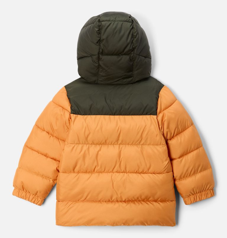 Columbia Toddler Puffect Hooded Jacket - Sunstone/greenscape