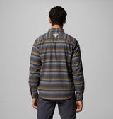 Columbia Mens Pfg Uncharted Overshirt Shark twilights