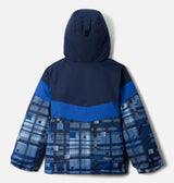 Columbia Boys' Lightning Lift III Printed Jacket - Coll Navy Warp Plaid/Mtn Blue Coll Navy Warp Plaid/Mtn Blue