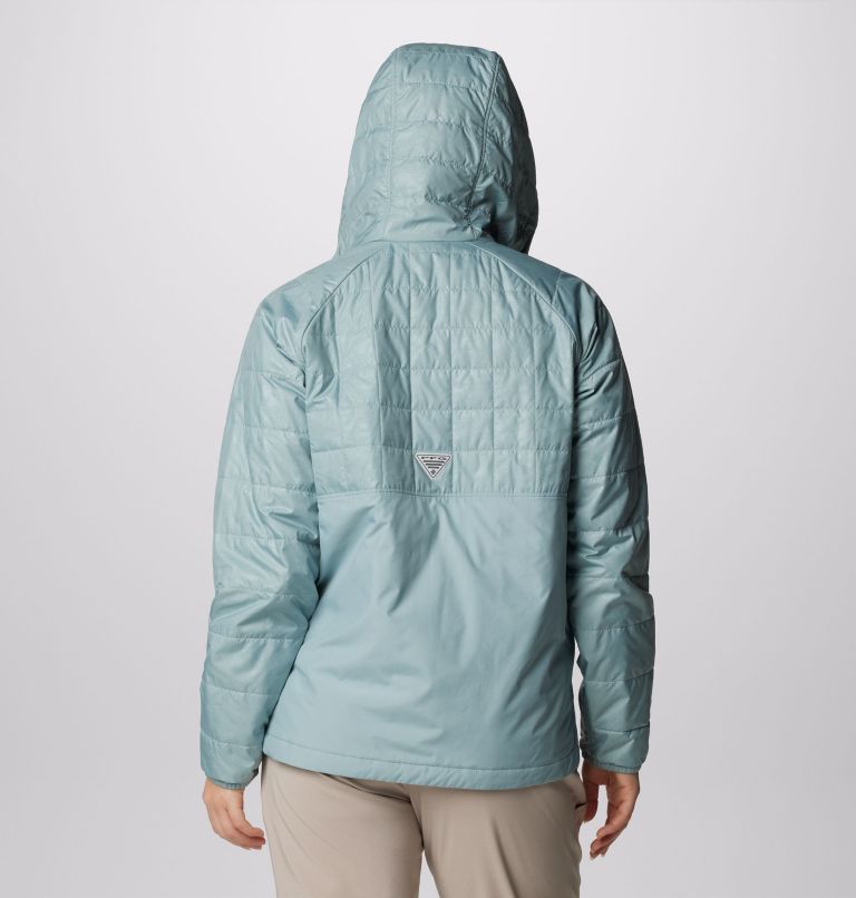 Columbia Women's PFG Uncharted Anorak - Crushed Blue/Uncharted Waters Emboss Crushed Blue/Uncharted Waters Emboss