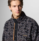 Columbia Men's Helvetia II Printed Half Snap Fleece Pullover - Black Retroscape Black Retroscape