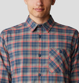 Mountain Hardwear Men's Voyager One Long-Sleeve Flannel - Moon Blue Trad Plaid Moon Blue Trad Plaid