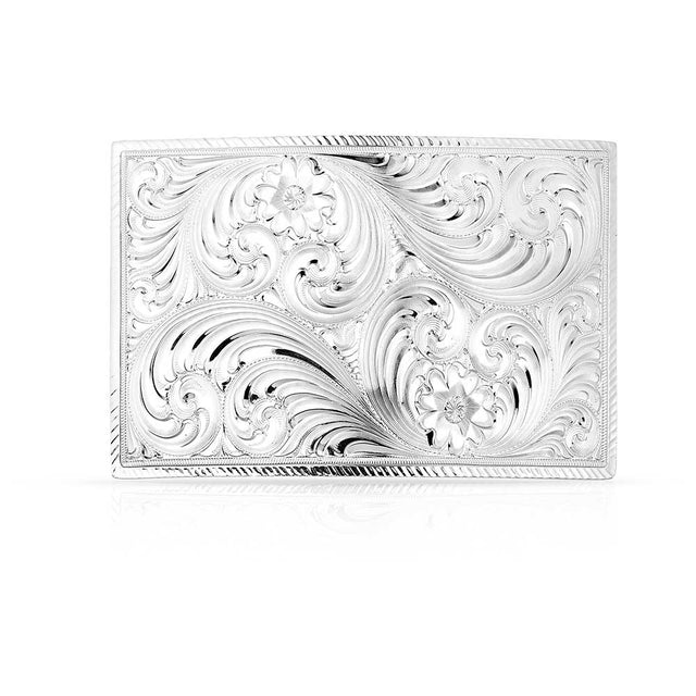 Montana Silversmiths Simple Classic Square Belt Buckle