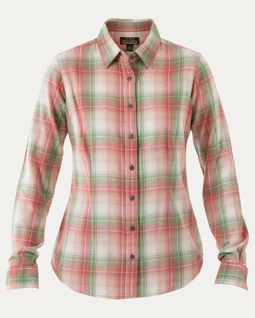 Noble Outfitters Women's Downtown Flannel Shirt Dusty Rose Plaid