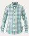 Noble Outfitters Women's Downtown Flannel Shirt haded Spruce Plaid / S