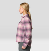 Mountain Hardwear Women's Plusher Long-Sleeve Shirt - Dark Daze Buffalo Ombre Check Dark Daze Buffalo Ombre Check