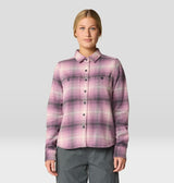 Mountain Hardwear Women's Plusher Long-Sleeve Shirt - Dark Daze Buffalo Ombre Check Dark Daze Buffalo Ombre Check