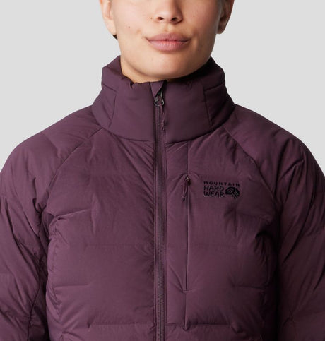 Mountain Hardwear Women's Stretchdown High-Hip Jacket - Blackberry Blackberry