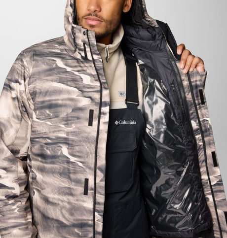 Columbia Men's Whirlibird V Printed Interchange Jacket - Dark Stone Windblown Print Dark Stone Windblown Print