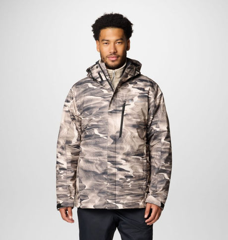 Columbia Men's Whirlibird V Printed Interchange Jacket - Dark Stone Windblown Print Dark Stone Windblown Print