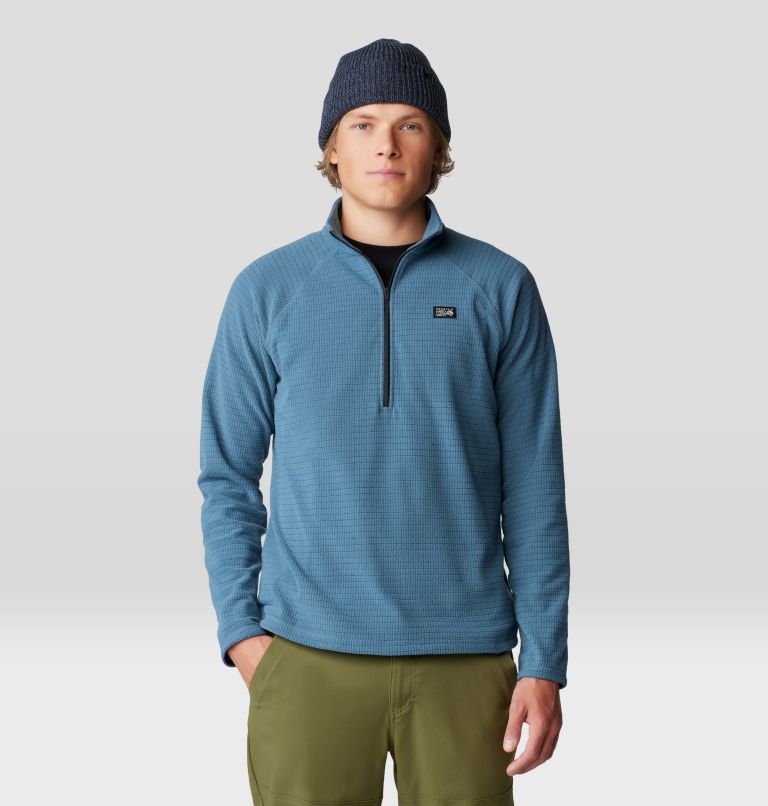 Mountain Hardwear Men's Summit Grid Half-Zip - Adriatic Blue Adriatic Blue