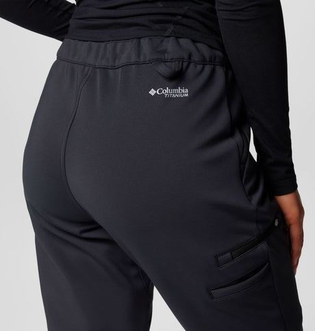 Columbia Women's Vast Canyon High Rise Softshell Pants - Black Black