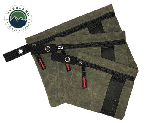 Overland Vehicle Systems Set Of 3 Small Canvas Bags