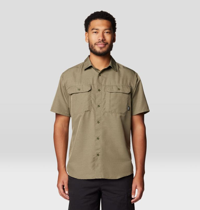 Mountain Hardwear Mens Canyon Short Sleeve - Stone Green Stone Green