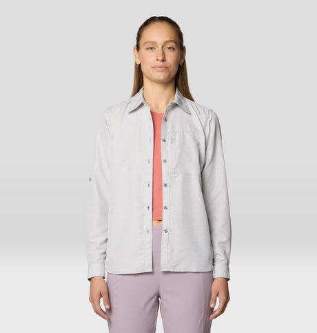Mountain Hardwear Womens Canyon Long Sleeve - Light Dunes Light Dunes