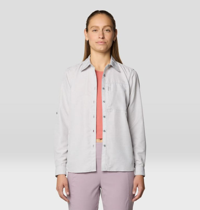 Mountain Hardwear Womens Canyon Long Sleeve - Light Dunes Light Dunes