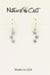 Nature Cast Metalworks Delicate Star Trio Dangle Earring