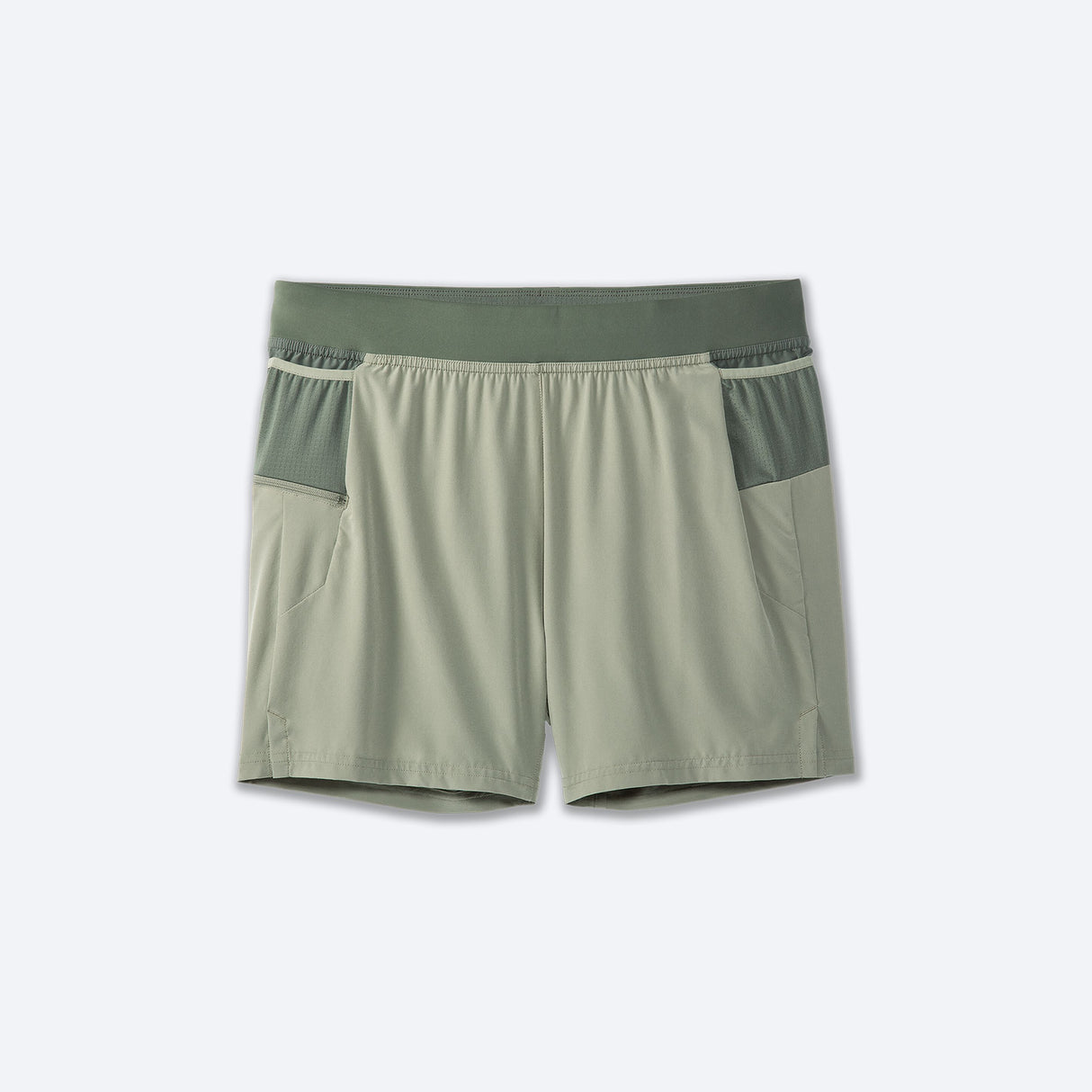 Brooks Men's Sherpa 2-in-1 Short Pebble/dark pebble