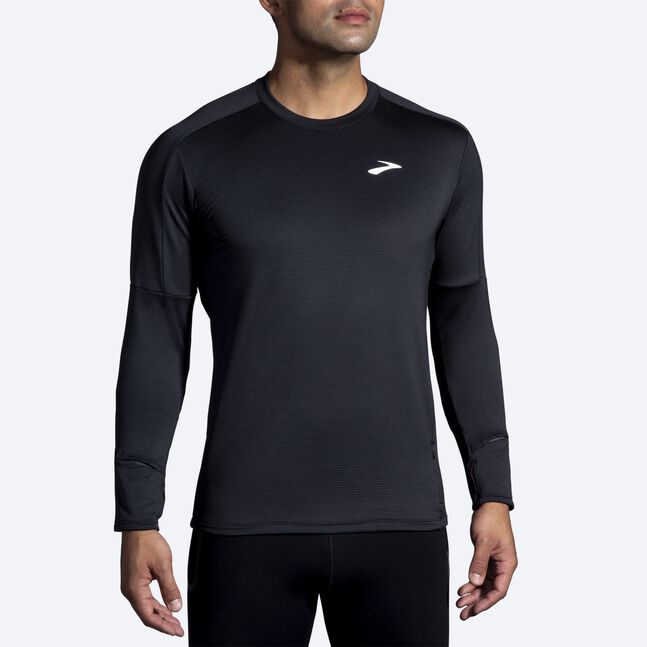 Brooks Men's Notch Thermal Long Sleeve 2.0 Black