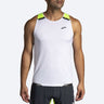 Brooks Men's Run Visible Tank Wht/asphlt/nightlife