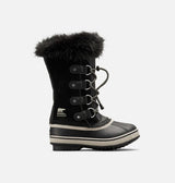 Sorel Youth Joan of Arctic Waterproof Boot - Black/Dove Black/Dove