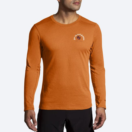 Brooks Men's Distance Long Sleeve 2.0 Paprika/trothappy23