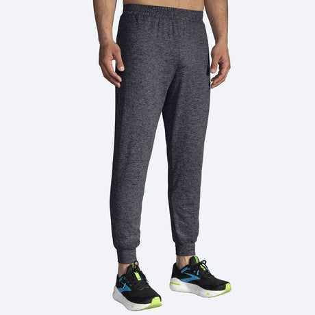 Brooks Men's Luxe Jogger Heather Black