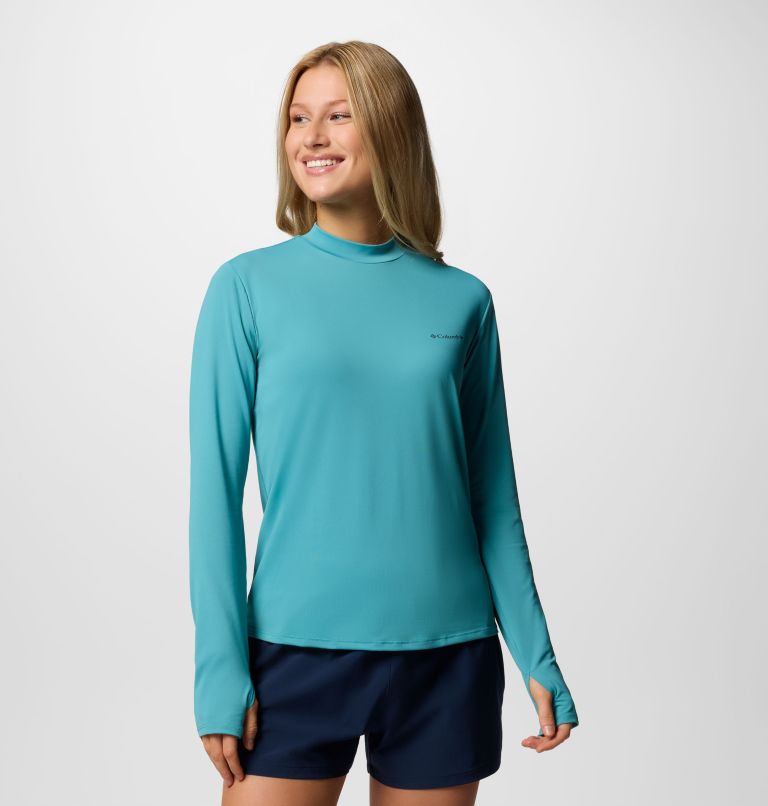 Columbia Womens Chill River Long Sleeve Shirt - Teal Teal
