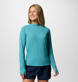 Columbia Womens Chill River Long Sleeve Shirt - Teal Teal