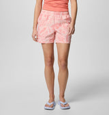 Columbia Womens Sandy River Printed Shorts III - Pink Sand Pasteled Tonal Pink Sand Pasteled Tonal /  / 5IN