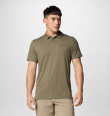 Columbia Mens Tech Trail Utility Polo - Stone Green Stone Green