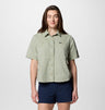 Columbia Womens Brea Falls Woven Short Sleeve Shirt - Safari Safari