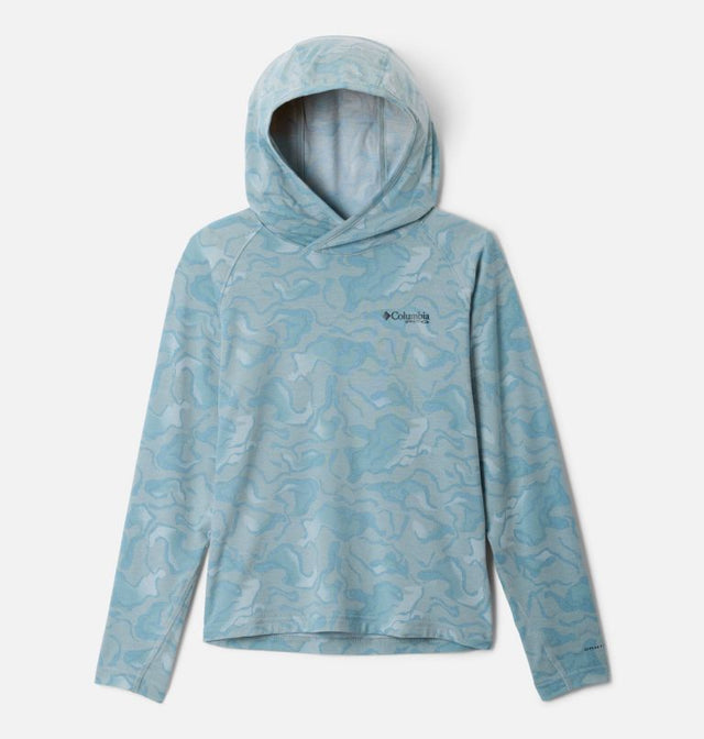 Columbia Boys PFG Uncharted Hoodie - Crushed Blue Swamplands Crushed Blue Swamplands