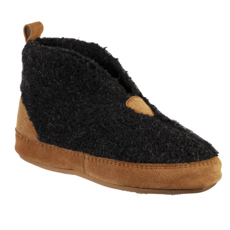 Acorn Women's Ela Recycled Bootie Slipper with Indoor/Outdoor Sole - Black Black