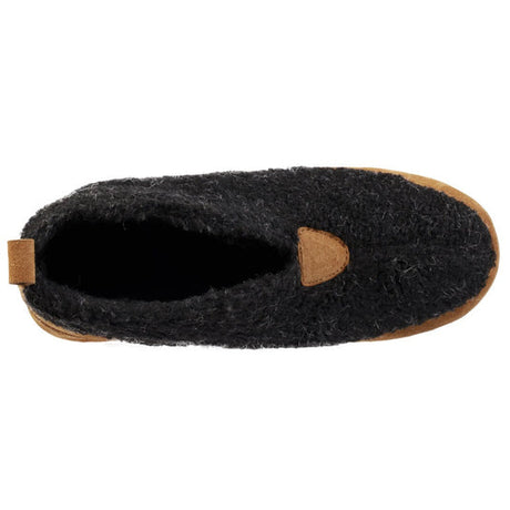 Acorn Women's Ela Recycled Bootie Slipper with Indoor/Outdoor Sole - Black Black