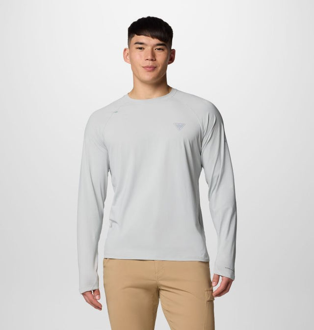 Columbia Mens PFG Wild Cast Sun Shirt - Cool Grey Cool Grey