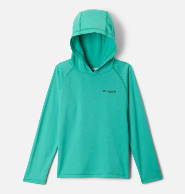 Columbia Boys PFG Solar Stream II Hoodie - Glaze Green Glaze Green