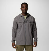 Columbia Mens Skien Valley Hooded Long Sleeve Shirt - City Grey City Grey