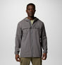 Columbia Mens Skien Valley Hooded Long Sleeve Shirt - City Grey City Grey