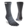 Injinji Women's Trail Midweight Crew Sock - Granite Granite