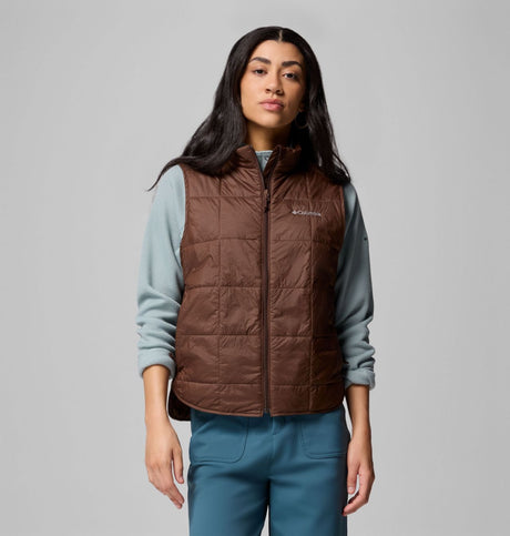 Columbia Womens Sienna Hill Quilted Vest Tobacco