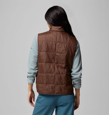 Columbia Womens Sienna Hill Quilted Vest Tobacco