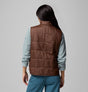 Columbia Womens Sienna Hill Quilted Vest Tobacco