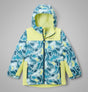 Columbia Boys Lightning Lift Iv Printed Jacket Crshdblu dnoflg/neon