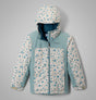 Columbia Girls Horizon Ride Iv Printed Jacket Dkstn wtrgrdn/crsdbl