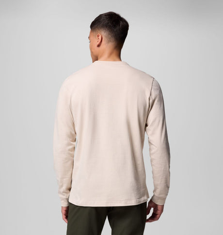 Columbia Mens Landroamer Long Sleeve Henley Dk stone